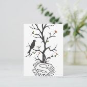 Carte Postale Oiseaux superfilles dans l'arbre (Debout devant)