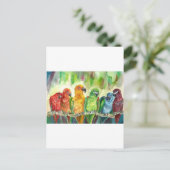 Carte Postale Oiseaux tropicaux (Debout devant)