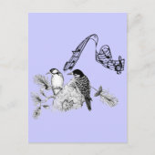 Carte Postale Oiseaux vintages (Devant)