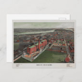 Carte Postale Oiseaux Vue oeil de Boston (Devant / Derrière)