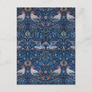 Carte Postale Oiseaux, William Morris