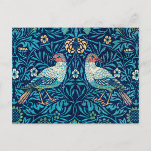 Carte Postale Oiseaux, William Morris