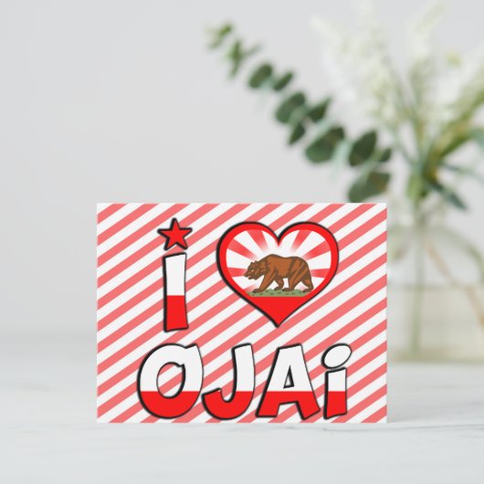 Carte Postale Ojai, CA (Debout devant)