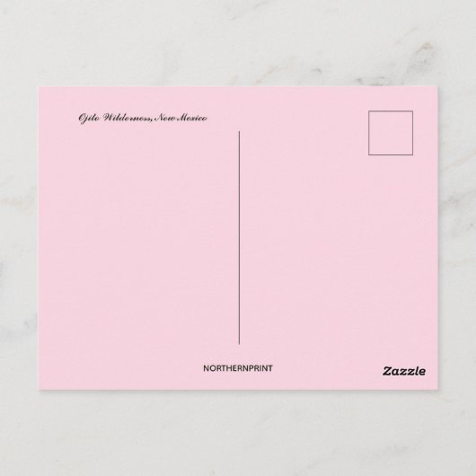 Carte Postale Ojito Wilderness Nouveau Mexique (Dos)