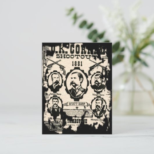 Carte Postale OK Corral Shootout (Debout devant)