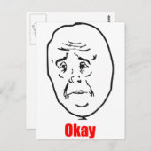 Carte Postale OK - Mème (Devant / Derrière)