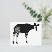Carte Postale Okapi (Debout devant)