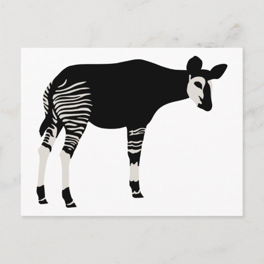 Carte Postale Okapi (Devant)