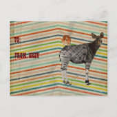 Carte Postale OKAPI & OWL VALENTINE (Dos)