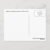 Carte postale OKC Memorial Reflections (Dos)