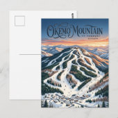 Carte Postale Okemo Mountain Vermont (Devant / Derrière)