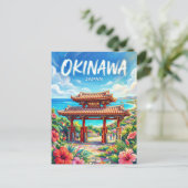 Carte Postale Okinawa Japon (Debout devant)