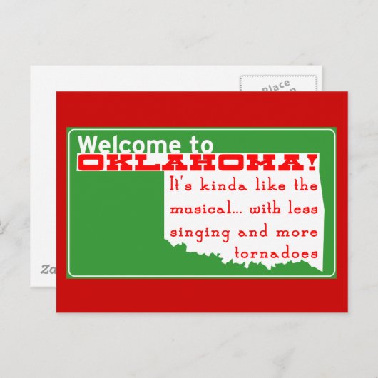 Carte Postale Oklahoma (Devant / Derrière)