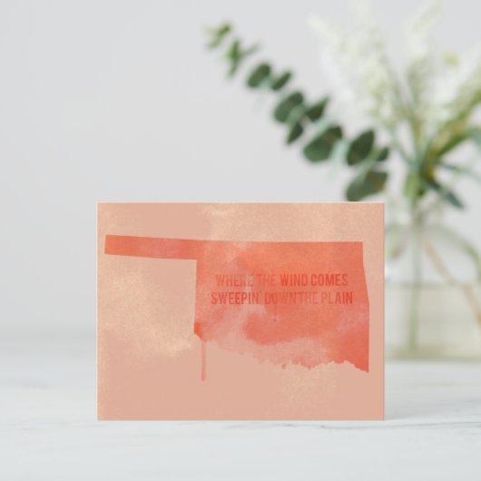 CARTE POSTALE OKLAHOMA (Debout devant)