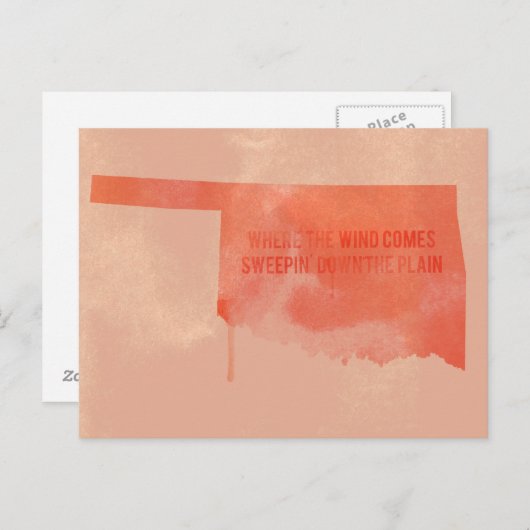 CARTE POSTALE OKLAHOMA (Devant / Derrière)