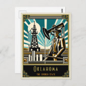 Carte Postale Oklahoma | Art déco (Devant / Derrière)