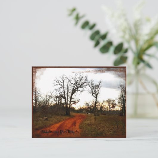 Carte Postale Oklahoma Back Roads (Debout devant)