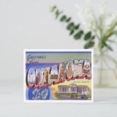 Carte postale Oklahoma Big Letters (Debout devant)