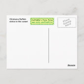 Carte Postale Oklahoma Buffalo (Dos)