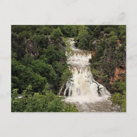 Carte Postale Oklahoma, chutes Turner Falls, (Devant)