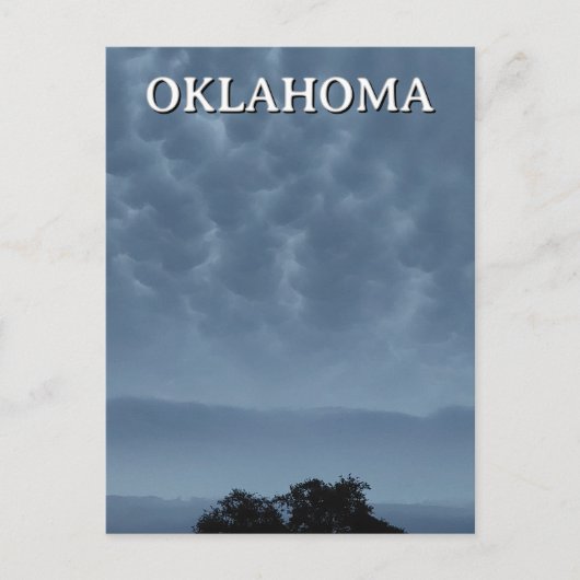Carte postale Oklahoma Ciel orageux (Devant)