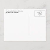 Carte Postale Oklahoma City National Memorial, Reflet Pool (Dos)