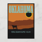 Carte Postale Oklahoma Eclipse (Devant)