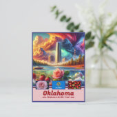 Carte Postale Oklahoma Essence Landmarks & Nature (Debout devant)