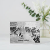 Carte postale Oklahoma Land Rush (Debout devant)