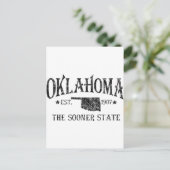 Carte Postale Oklahoma - L'État le plus tôt (Debout devant)