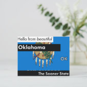 Carte Postale Oklahoma L'État Le Plus Tôt (Debout devant)