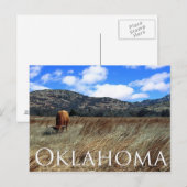 Carte postale Oklahoma Prairie (Devant / Derrière)