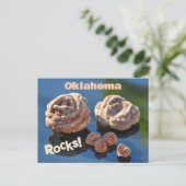 Carte Postale Oklahoma Rocks Desert Rose State Rock Photographie (Debout devant)