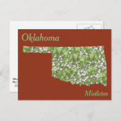 Carte Postale Oklahoma State Flower Plan de collage (Devant / Derrière)