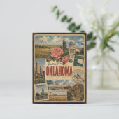 Carte postale Oklahoma style vintage authentique (Debout devant)