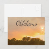 Carte postale Oklahoma Sunset (Devant / Derrière)