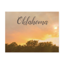 Carte postale Oklahoma Sunset
