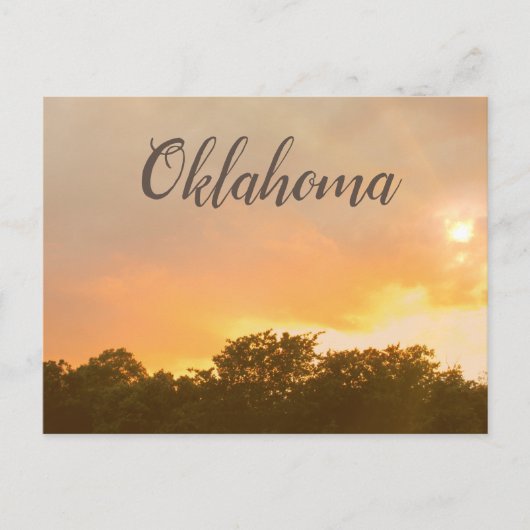 Carte postale Oklahoma Sunset (Devant)
