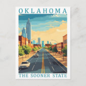 Carte Postale Oklahoma the Sooner State USA Travel Place (Devant)