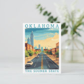 Carte Postale Oklahoma the Sooner State USA Travel Place (Debout devant)