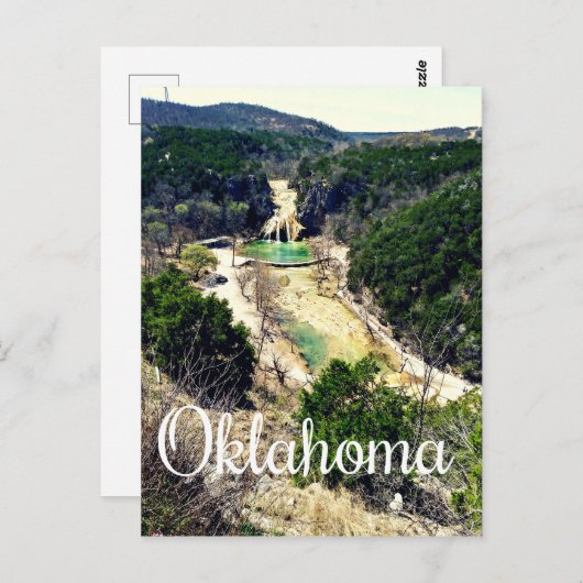 Carte postale Oklahoma Turner Falls (Devant / Derrière)
