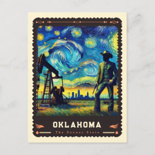 Carte Postale Oklahoma   Vincent Van Gogh inspiré
