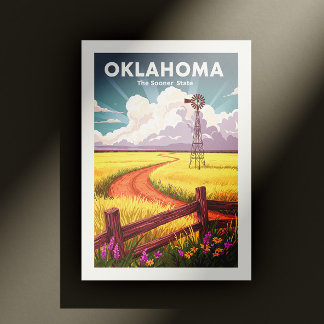 Carte Postale Oklahoma vintage