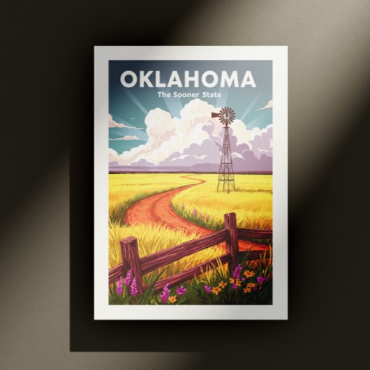 Carte Postale Oklahoma vintage