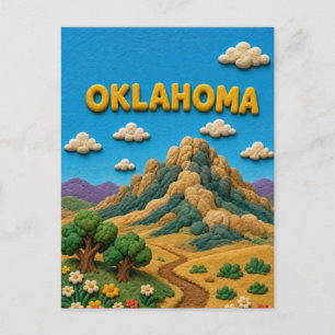 Carte Postale Oklahoma Wichita Mountains Moderne KLAYKOO
