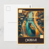 Carte Postale Okoboji, Iowa | VINTAGE (Devant / Derrière)