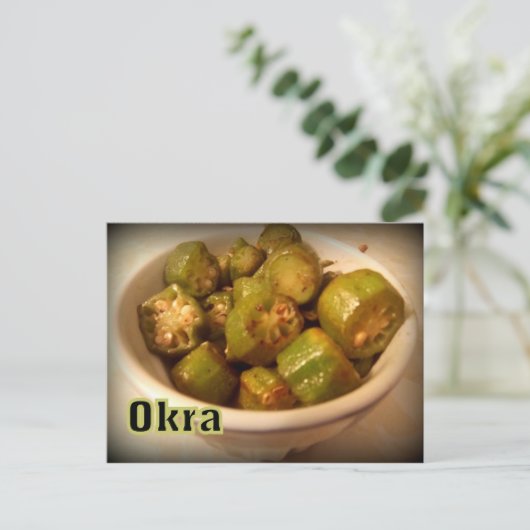 Carte Postale Okra (Debout devant)