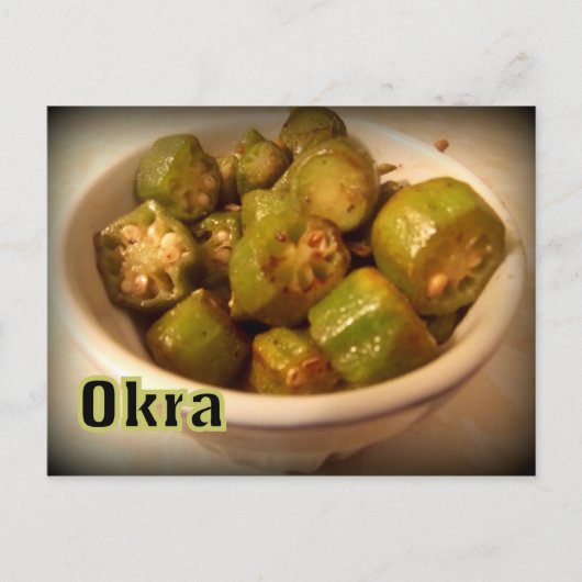 Carte Postale Okra (Devant)