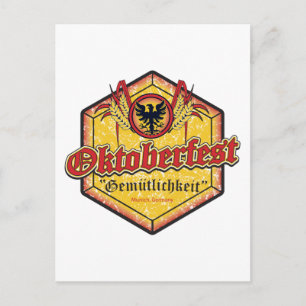 Carte Postale Oktoberfest - Design du Pentagone