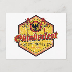 Carte Postale Oktoberfest - Design du Pentagone